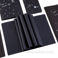 School Diary Black Paper Notebook Student Stitch Notebook